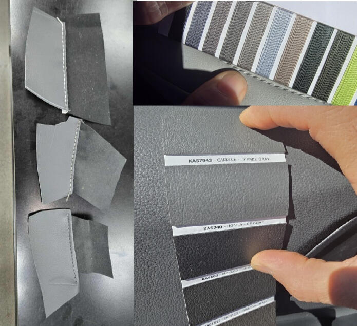 Material &amp; Stitch Selection — Final Color &amp; Grain Matching